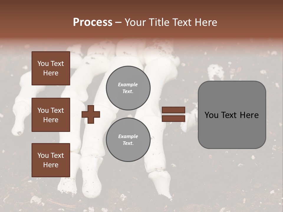 Skeleton Skeletal Discovered PowerPoint Template