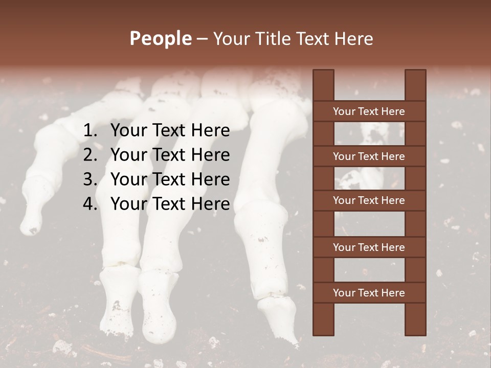 Skeleton Skeletal Discovered PowerPoint Template