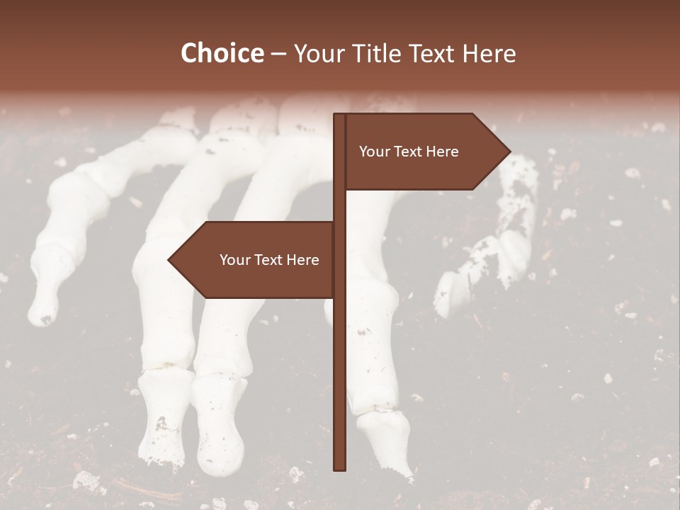 Skeleton Skeletal Discovered PowerPoint Template