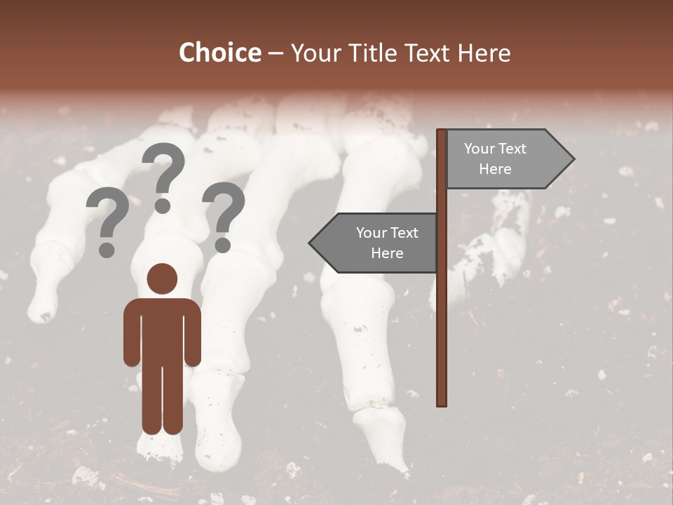 Skeleton Skeletal Discovered PowerPoint Template