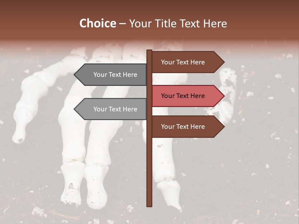 Skeleton Skeletal Discovered PowerPoint Template