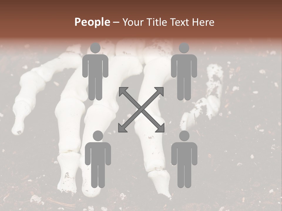 Skeleton Skeletal Discovered PowerPoint Template