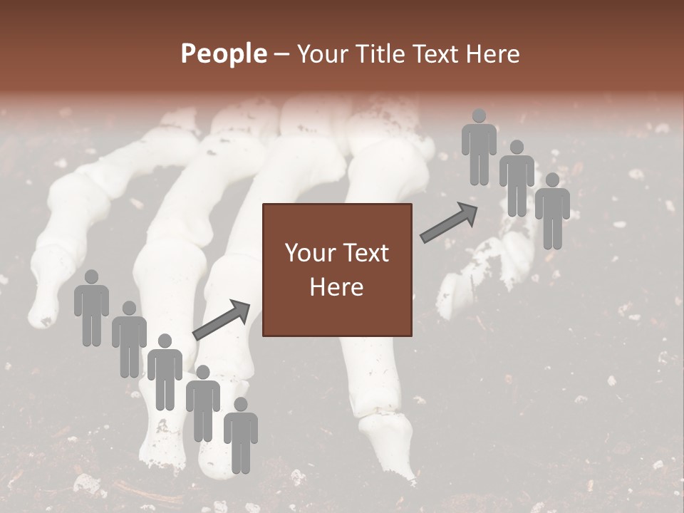 Skeleton Skeletal Discovered PowerPoint Template