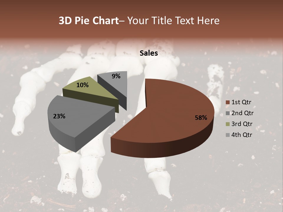Skeleton Skeletal Discovered PowerPoint Template