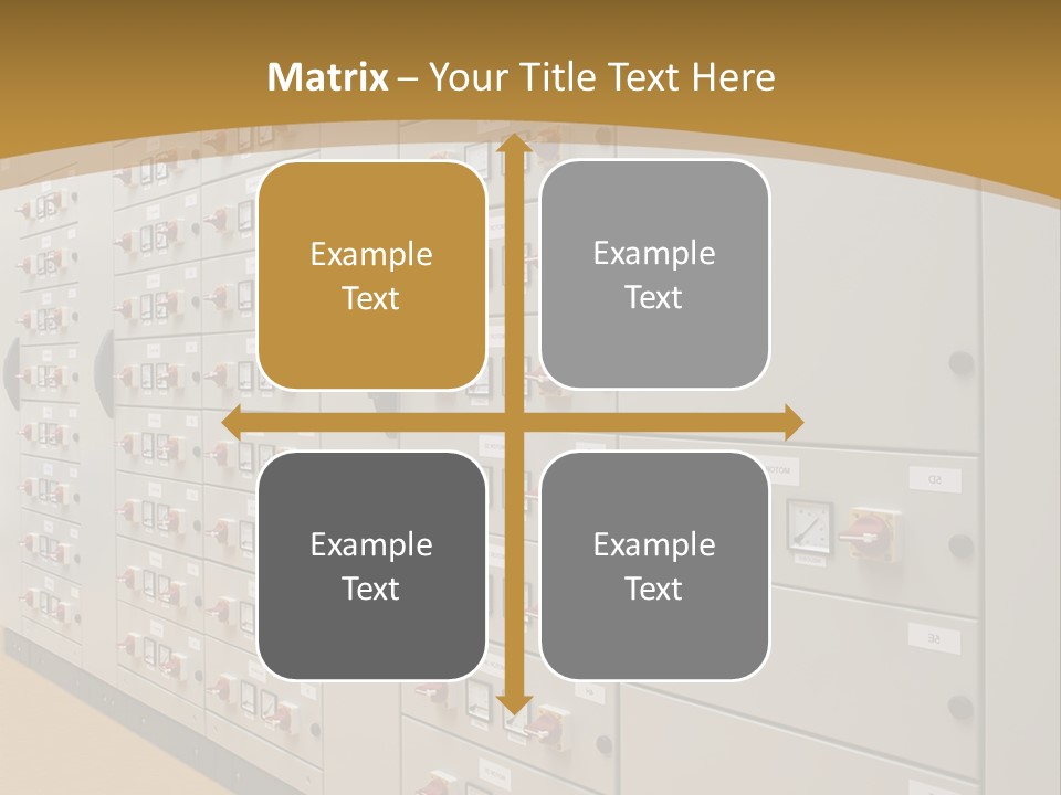 Electricity Industrial Altern PowerPoint Template