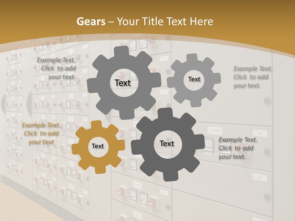 Electricity Industrial Altern PowerPoint Template