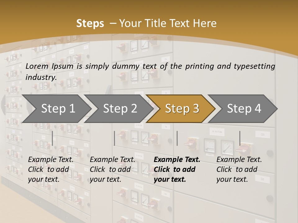 Electricity Industrial Altern PowerPoint Template
