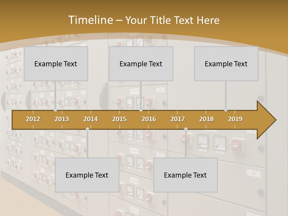 Electricity Industrial Altern PowerPoint Template