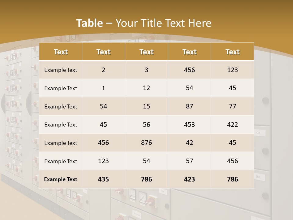 Electricity Industrial Altern PowerPoint Template