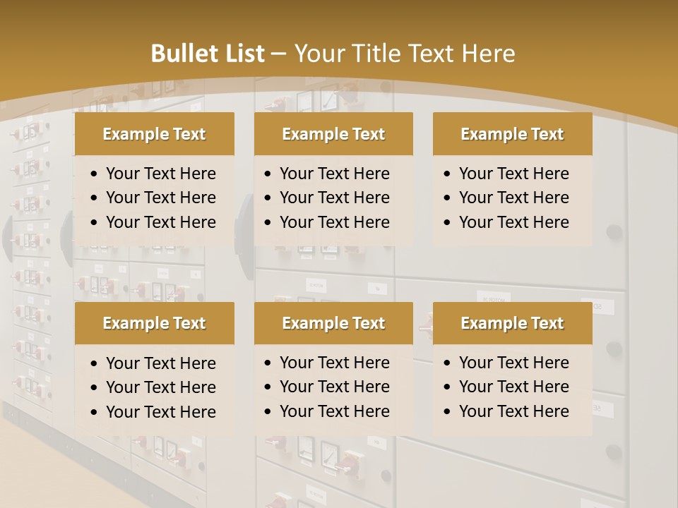 Electricity Industrial Altern PowerPoint Template
