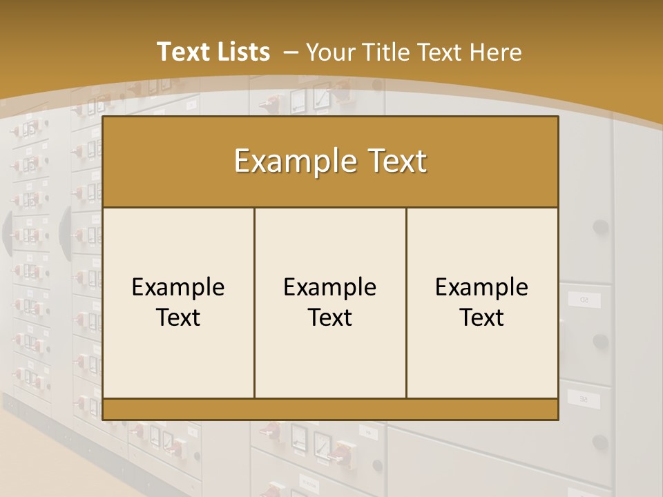 Electricity Industrial Altern PowerPoint Template