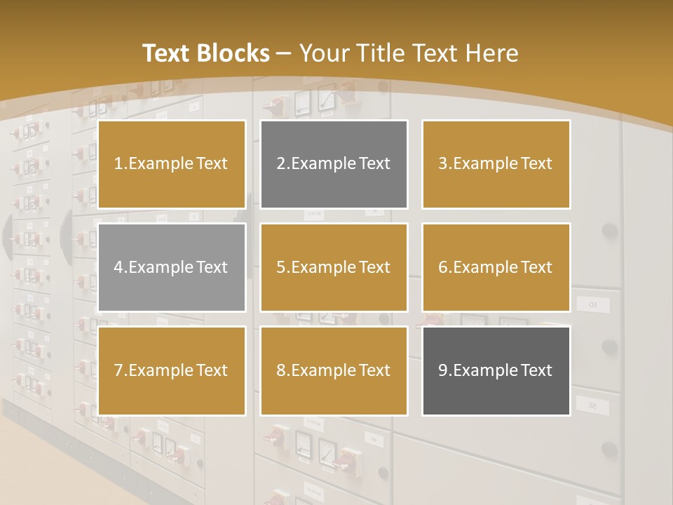 Electricity Industrial Altern PowerPoint Template