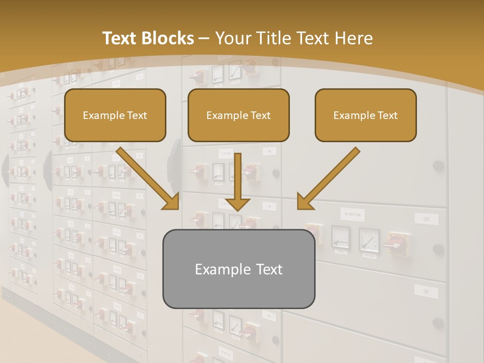 Electricity Industrial Altern PowerPoint Template