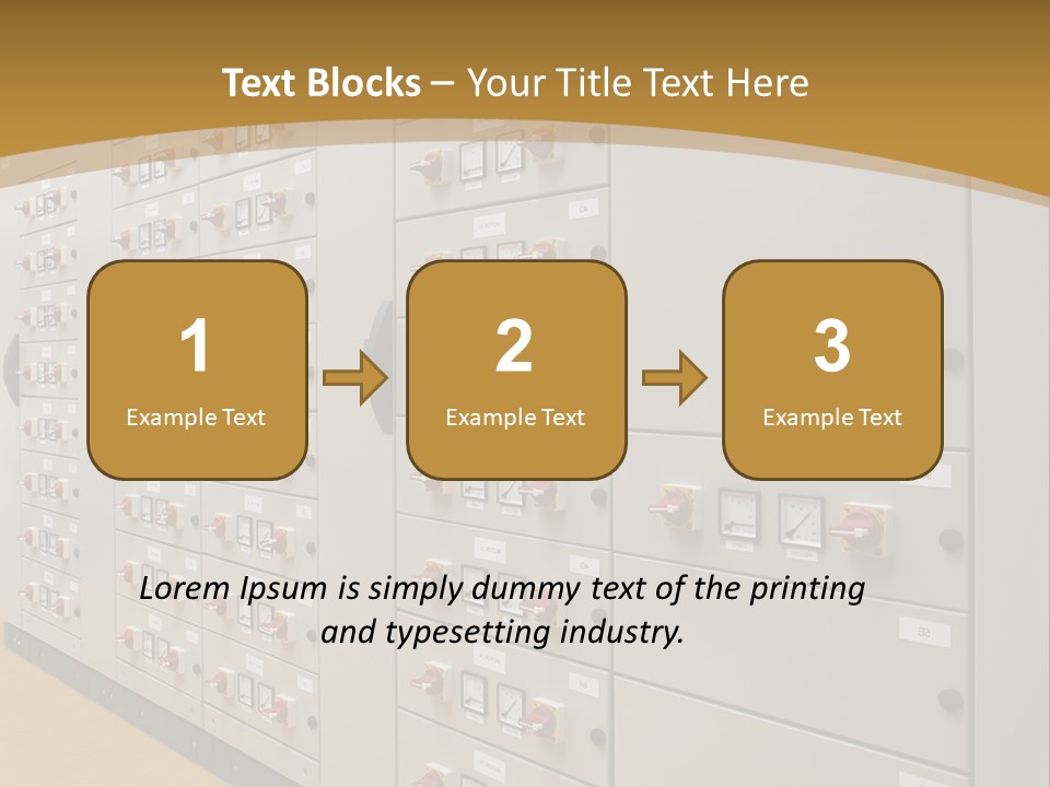 Electricity Industrial Altern PowerPoint Template