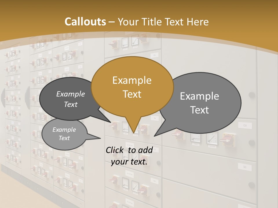 Electricity Industrial Altern PowerPoint Template