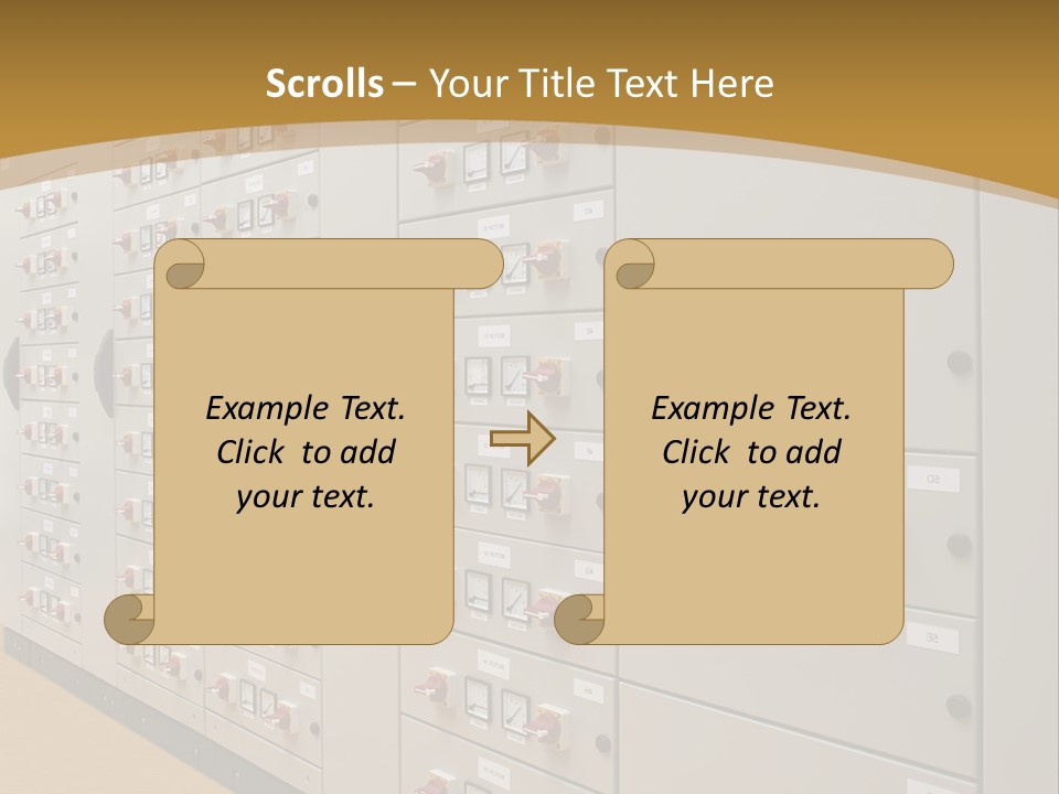 Electricity Industrial Altern PowerPoint Template