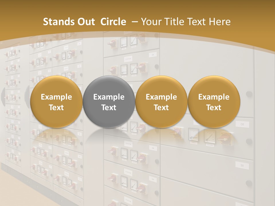 Electricity Industrial Altern PowerPoint Template