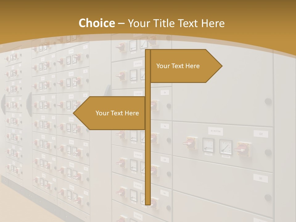 Electricity Industrial Altern PowerPoint Template