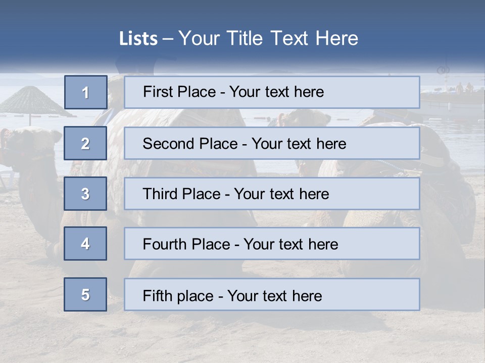 Summer Transport Travel PowerPoint Template