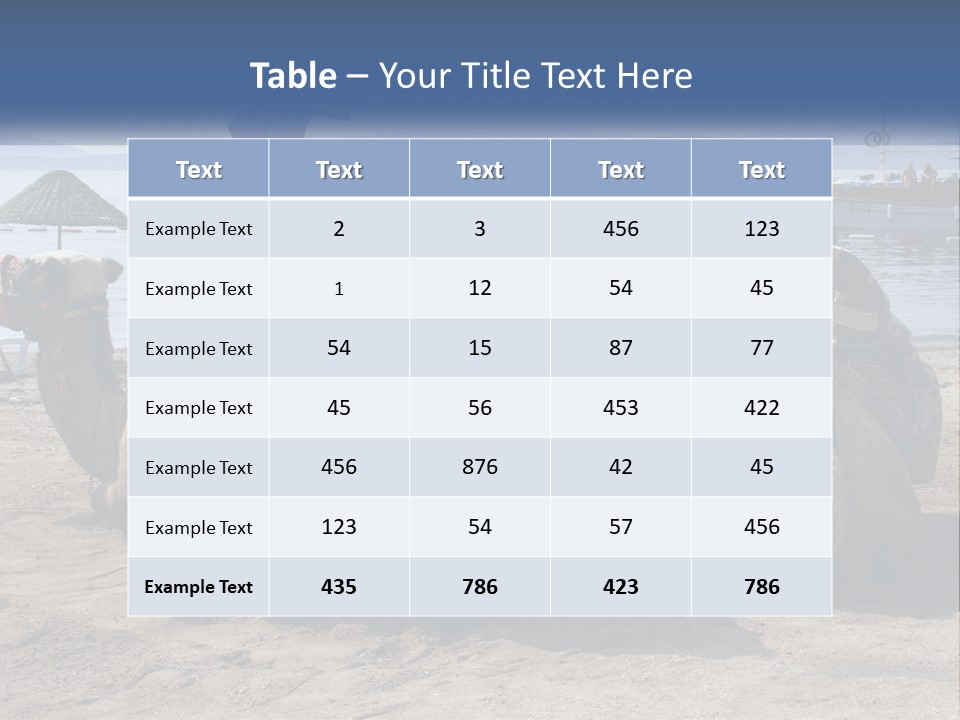 Summer Transport Travel PowerPoint Template