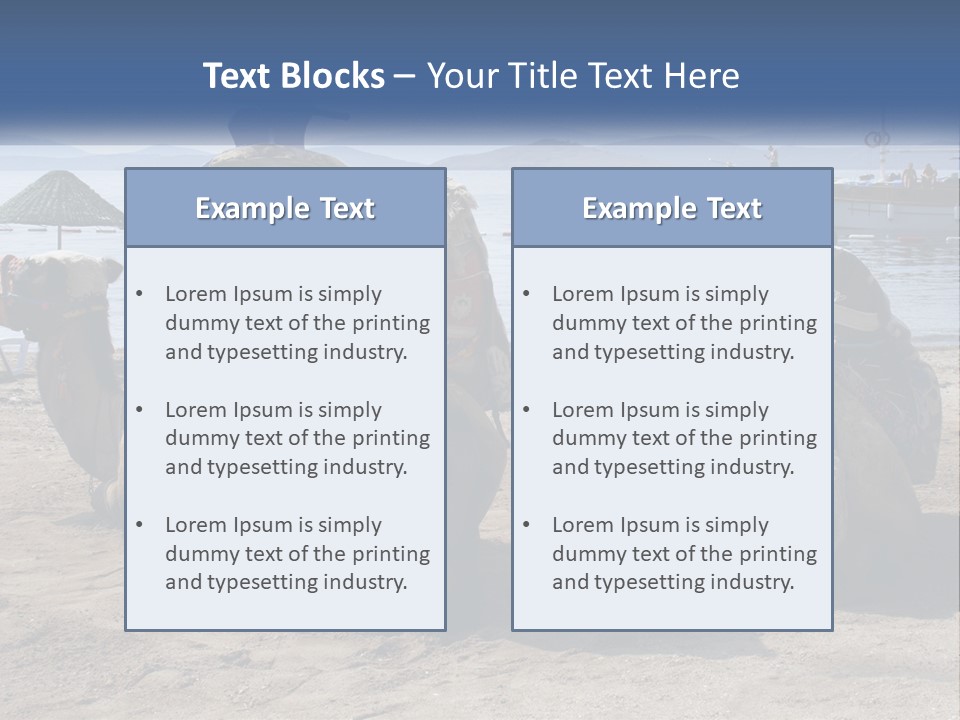 Summer Transport Travel PowerPoint Template