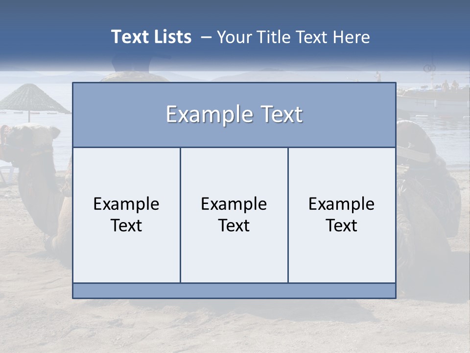 Summer Transport Travel PowerPoint Template