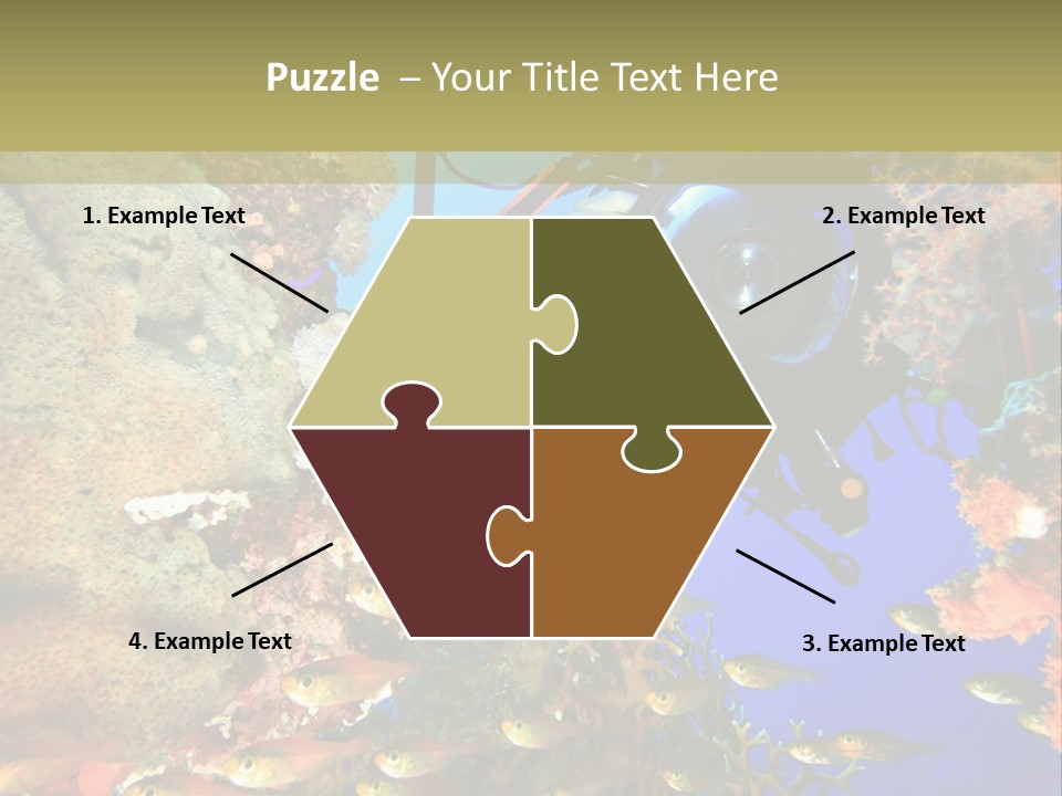 Underwater Dslr Sinai PowerPoint Template