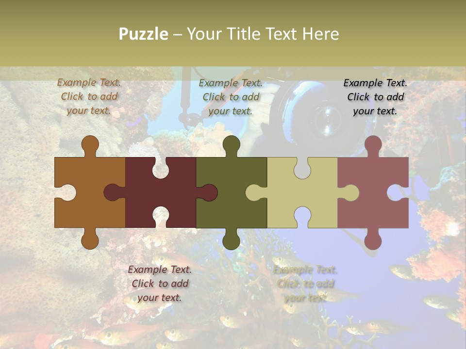 Underwater Dslr Sinai PowerPoint Template