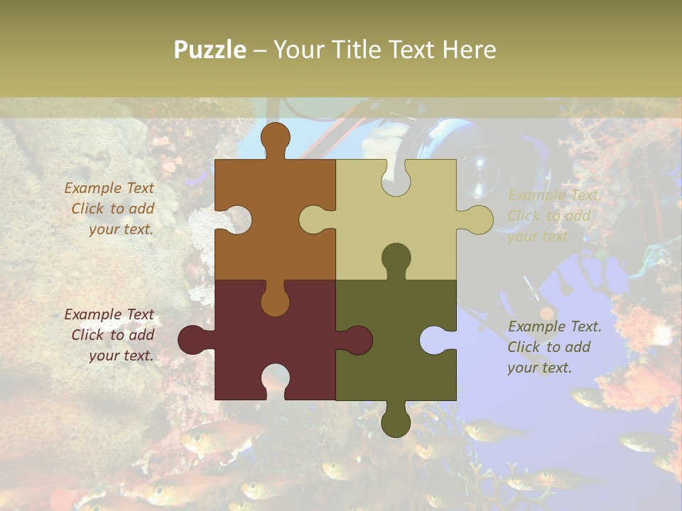 Underwater Dslr Sinai PowerPoint Template