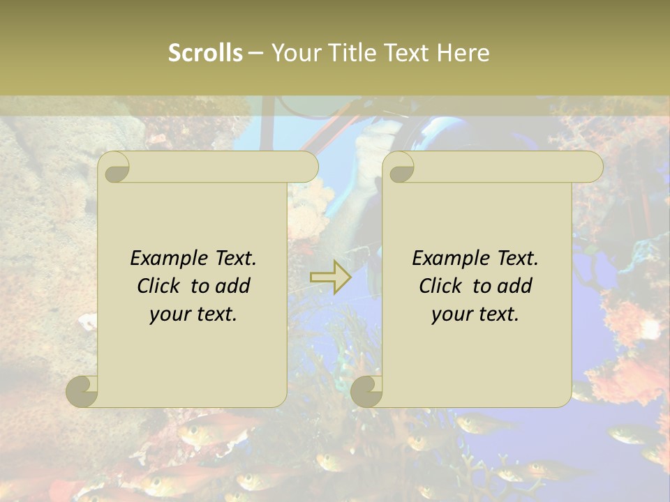 Underwater Dslr Sinai PowerPoint Template