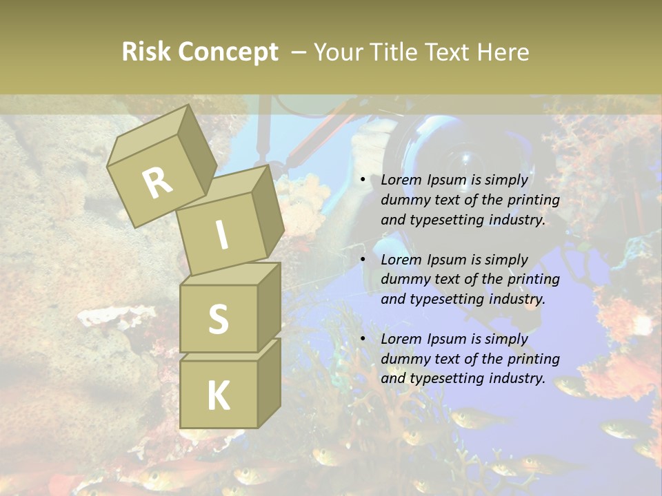 Underwater Dslr Sinai PowerPoint Template