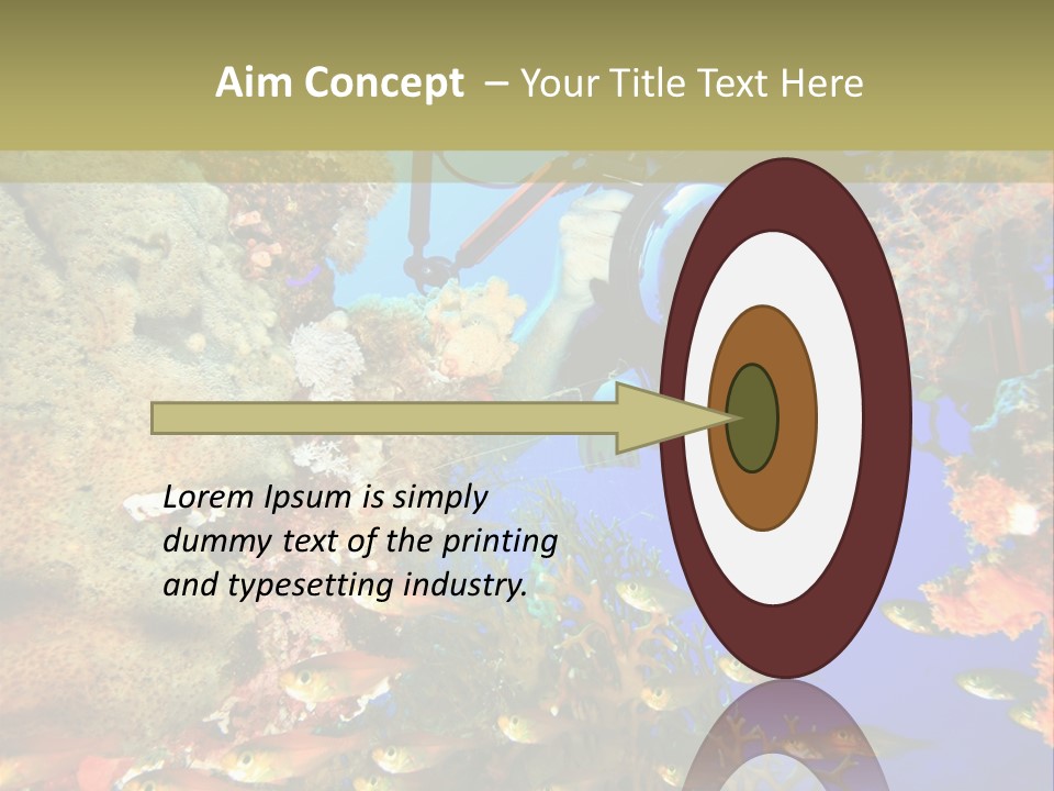 Underwater Dslr Sinai PowerPoint Template