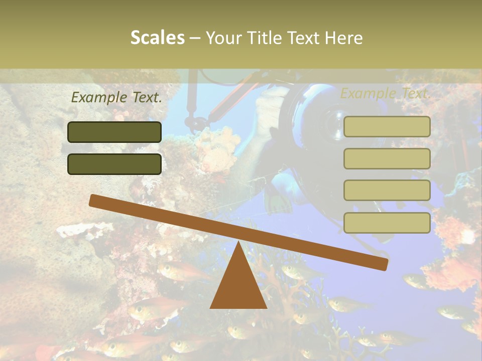 Underwater Dslr Sinai PowerPoint Template