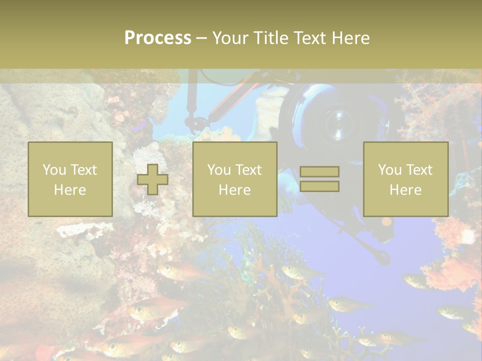 Underwater Dslr Sinai PowerPoint Template
