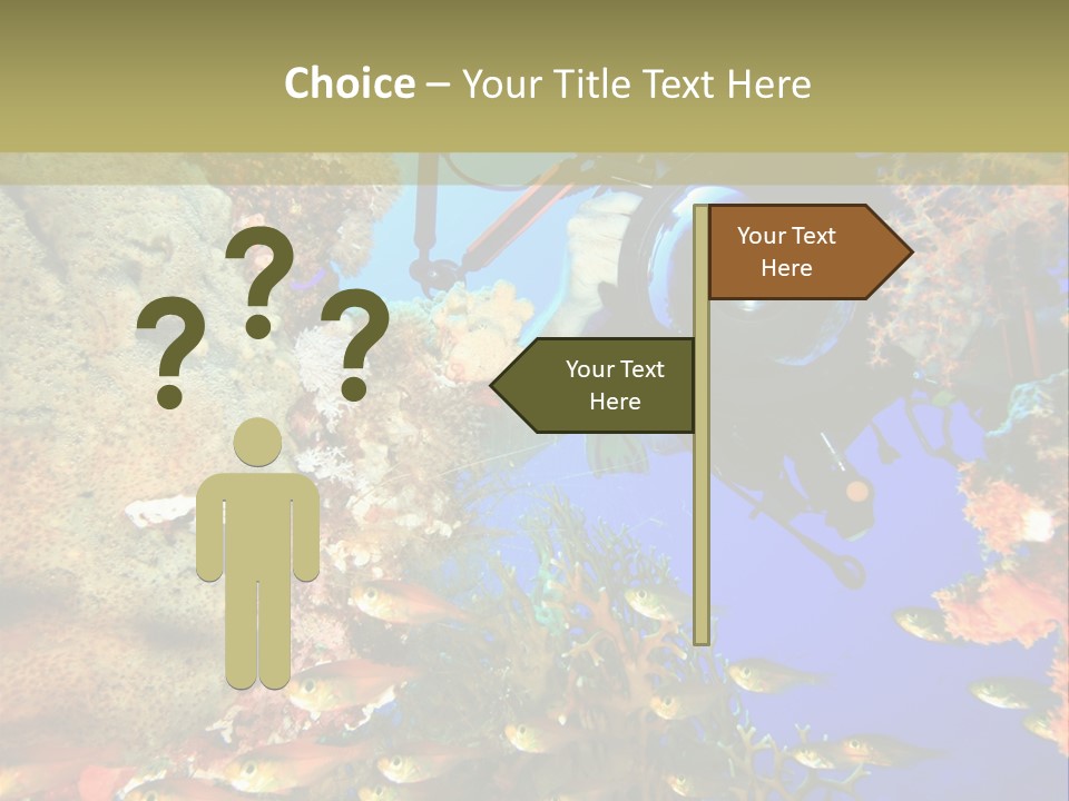 Underwater Dslr Sinai PowerPoint Template