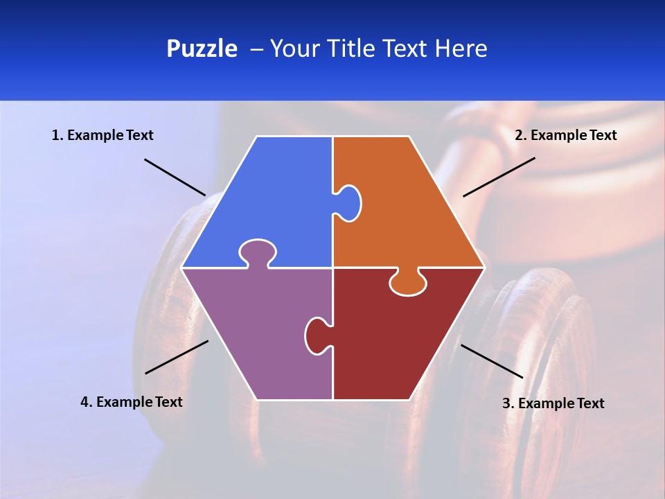 Gavel Balance Decision PowerPoint Template