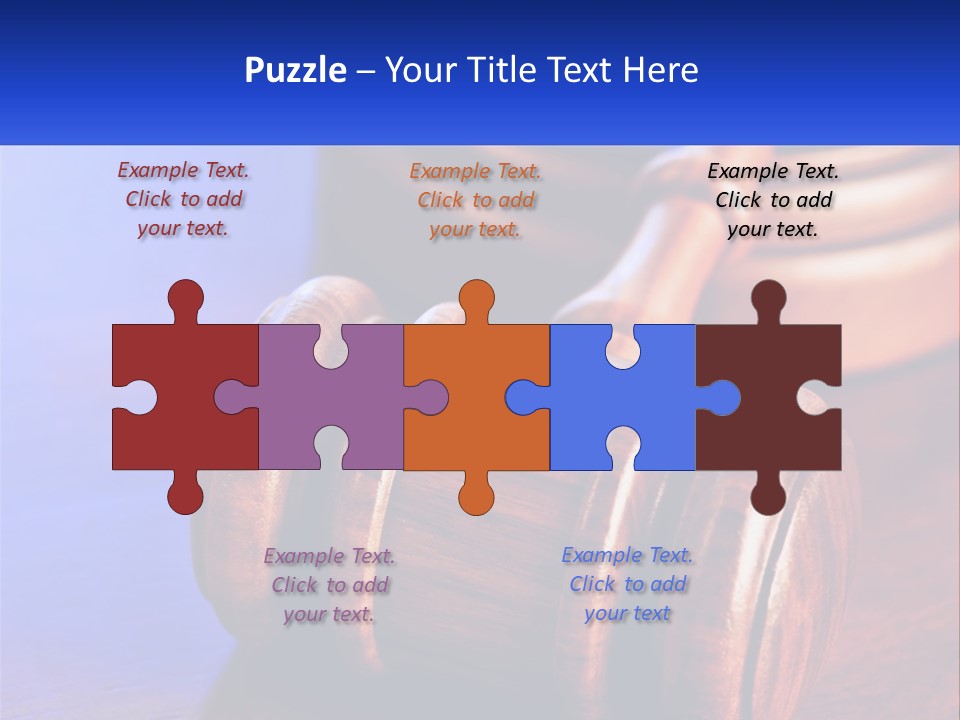 Gavel Balance Decision PowerPoint Template
