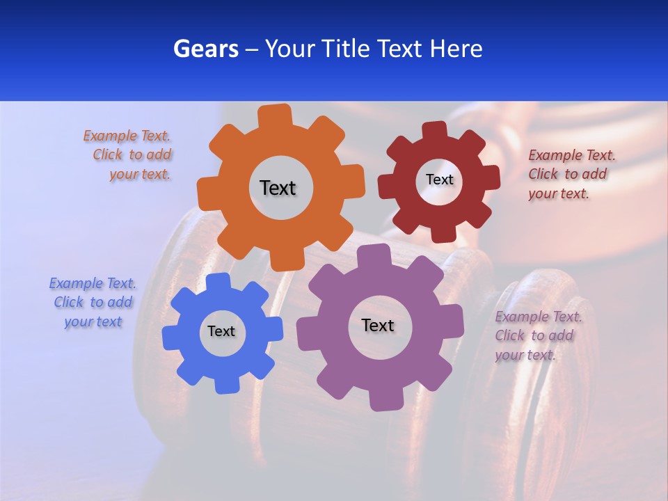 Gavel Balance Decision PowerPoint Template
