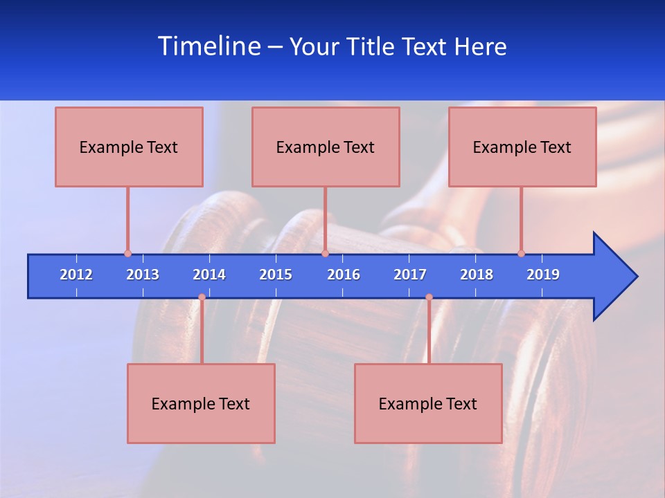 Gavel Balance Decision PowerPoint Template