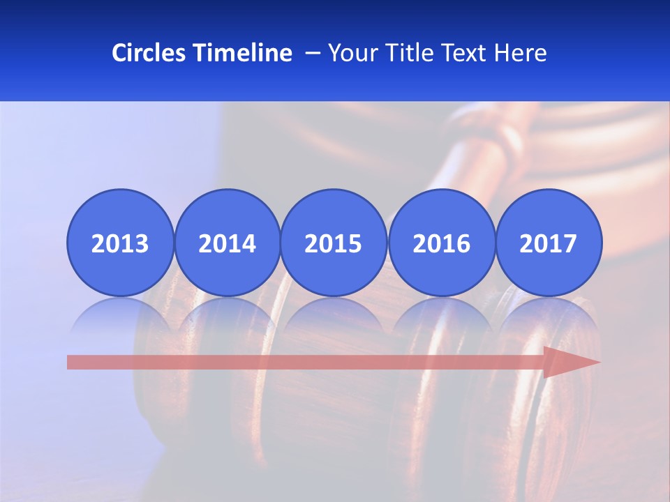 Gavel Balance Decision PowerPoint Template