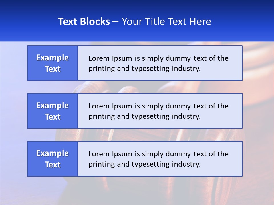 Gavel Balance Decision PowerPoint Template