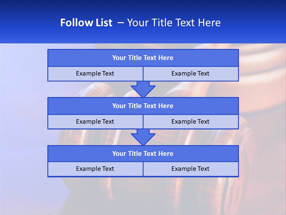 Gavel Balance Decision PowerPoint Template
