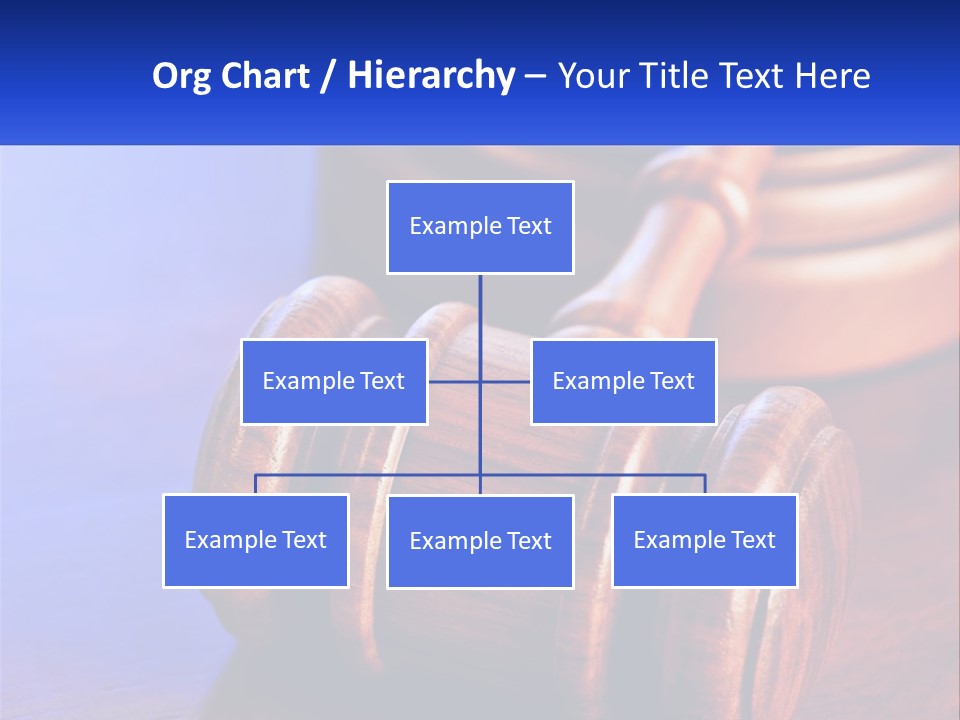 Gavel Balance Decision PowerPoint Template