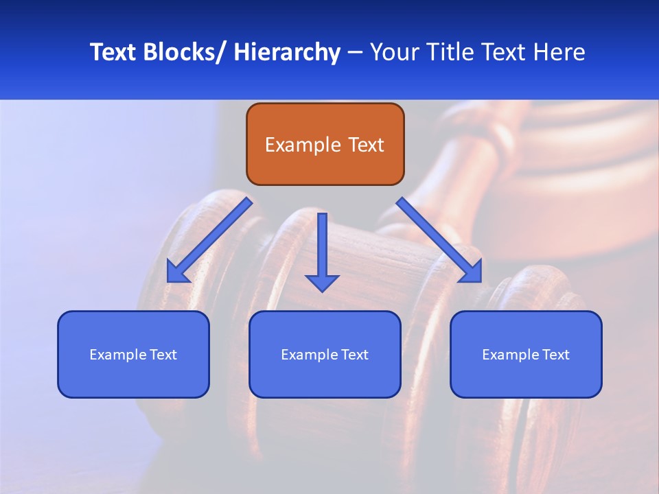 Gavel Balance Decision PowerPoint Template
