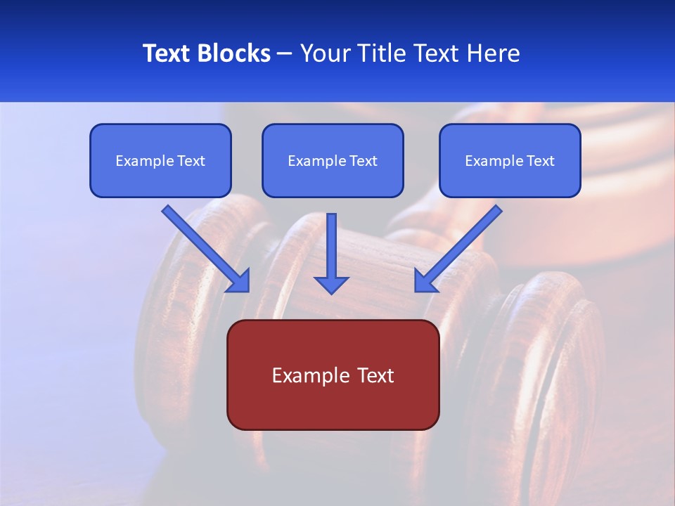 Gavel Balance Decision PowerPoint Template
