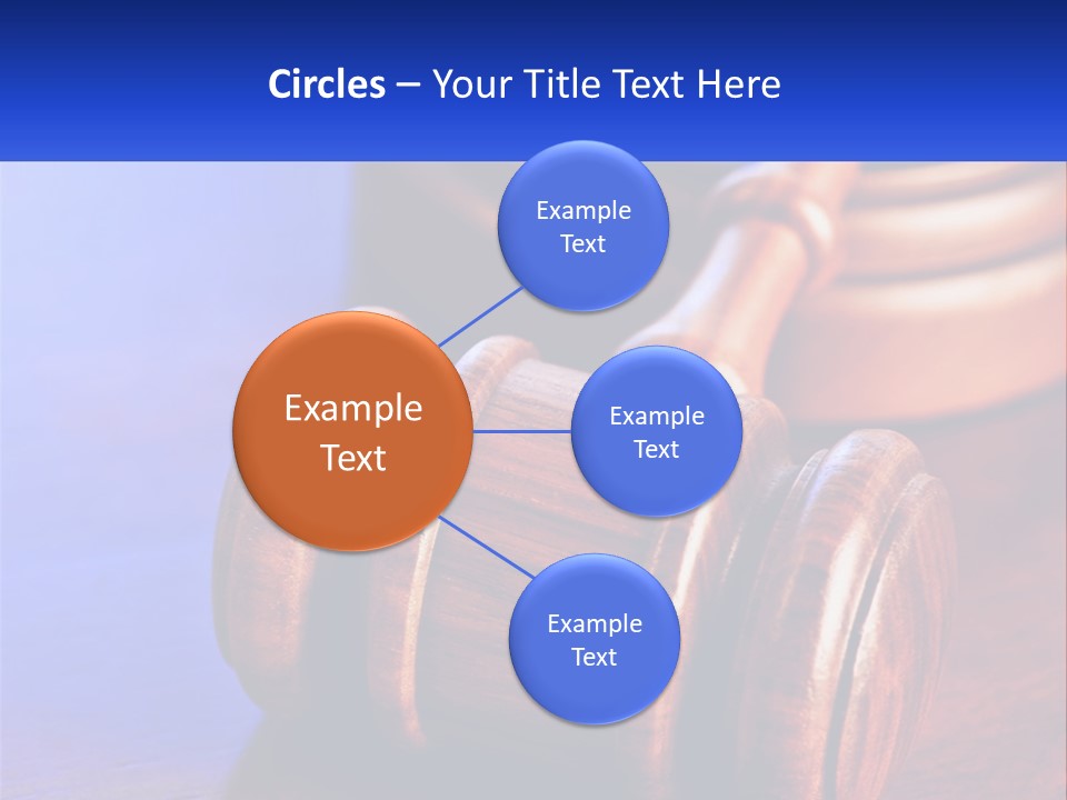 Gavel Balance Decision PowerPoint Template
