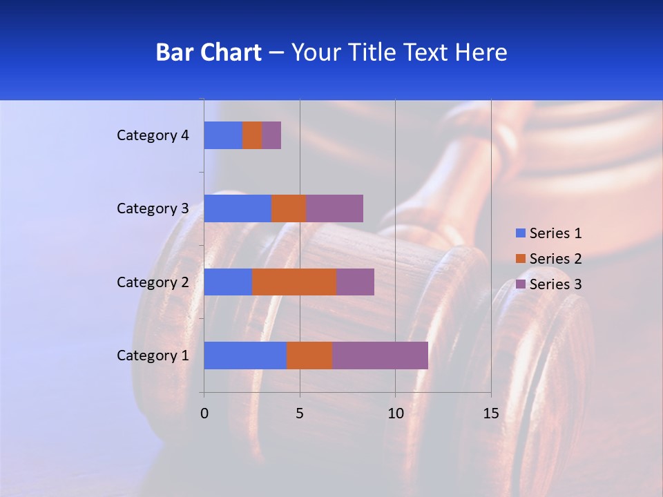 Gavel Balance Decision PowerPoint Template