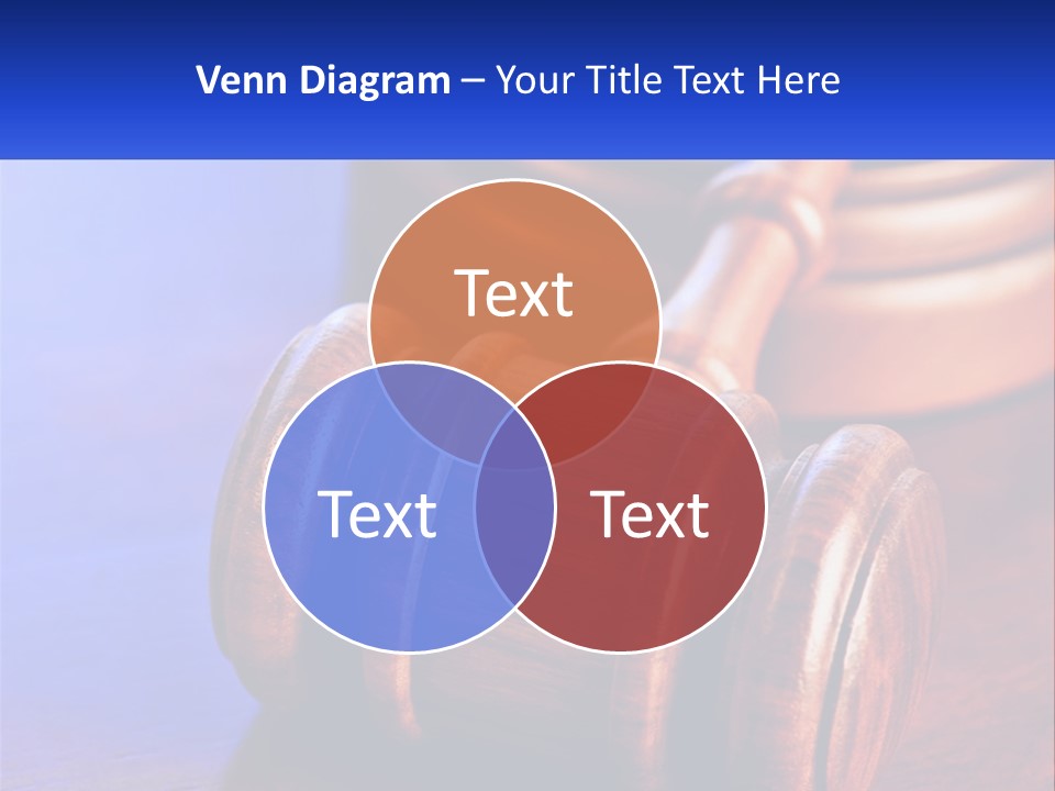Gavel Balance Decision PowerPoint Template