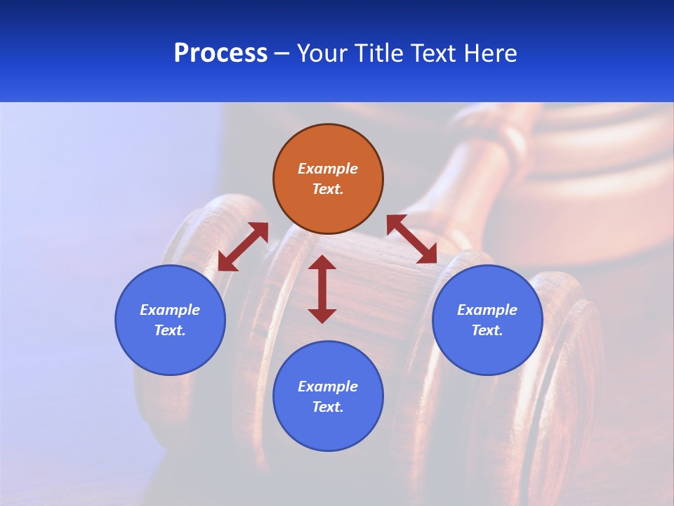 Gavel Balance Decision PowerPoint Template