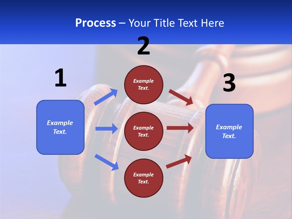 Gavel Balance Decision PowerPoint Template